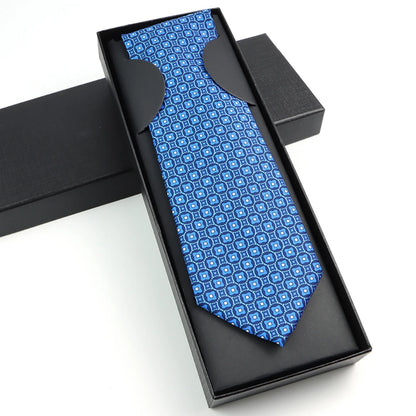 Paisley Silk-Feel Tie Gift Set