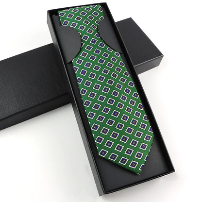 Paisley Silk-Feel Tie Gift Set
