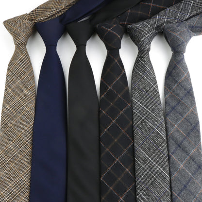 Classic Slim Cotton Necktie – 6cm