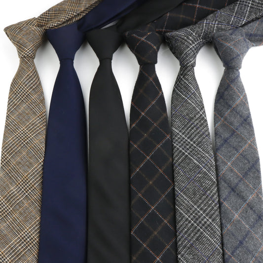 Classic Slim Cotton Necktie – 6cm