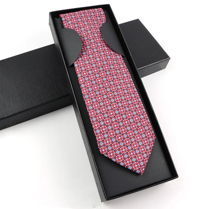 Paisley Silk-Feel Tie Gift Set