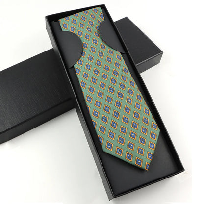 Paisley Silk-Feel Tie Gift Set
