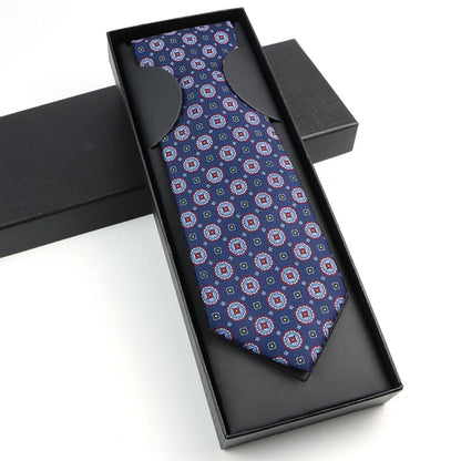 Paisley Silk-Feel Tie Gift Set