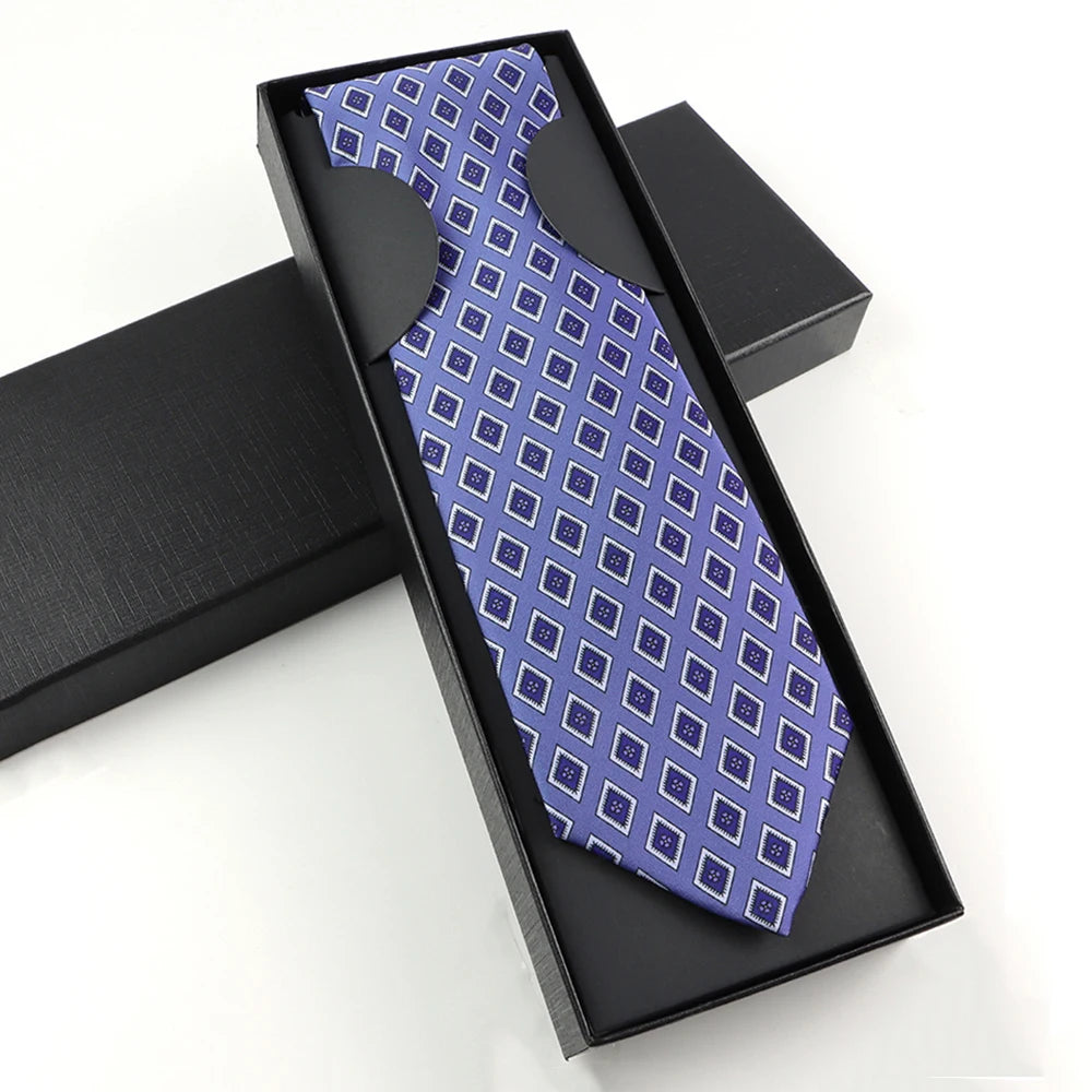 Paisley Silk-Feel Tie Gift Set