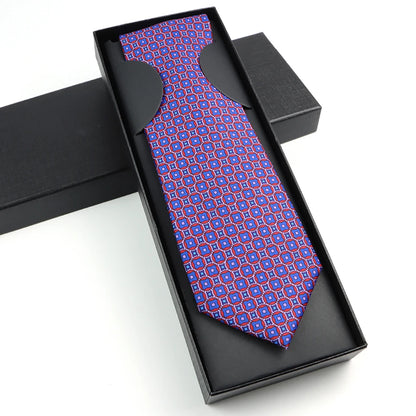 Paisley Silk-Feel Tie Gift Set
