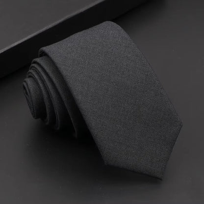 Classic Slim Cotton Necktie – 6cm