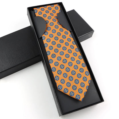 Paisley Silk-Feel Tie Gift Set