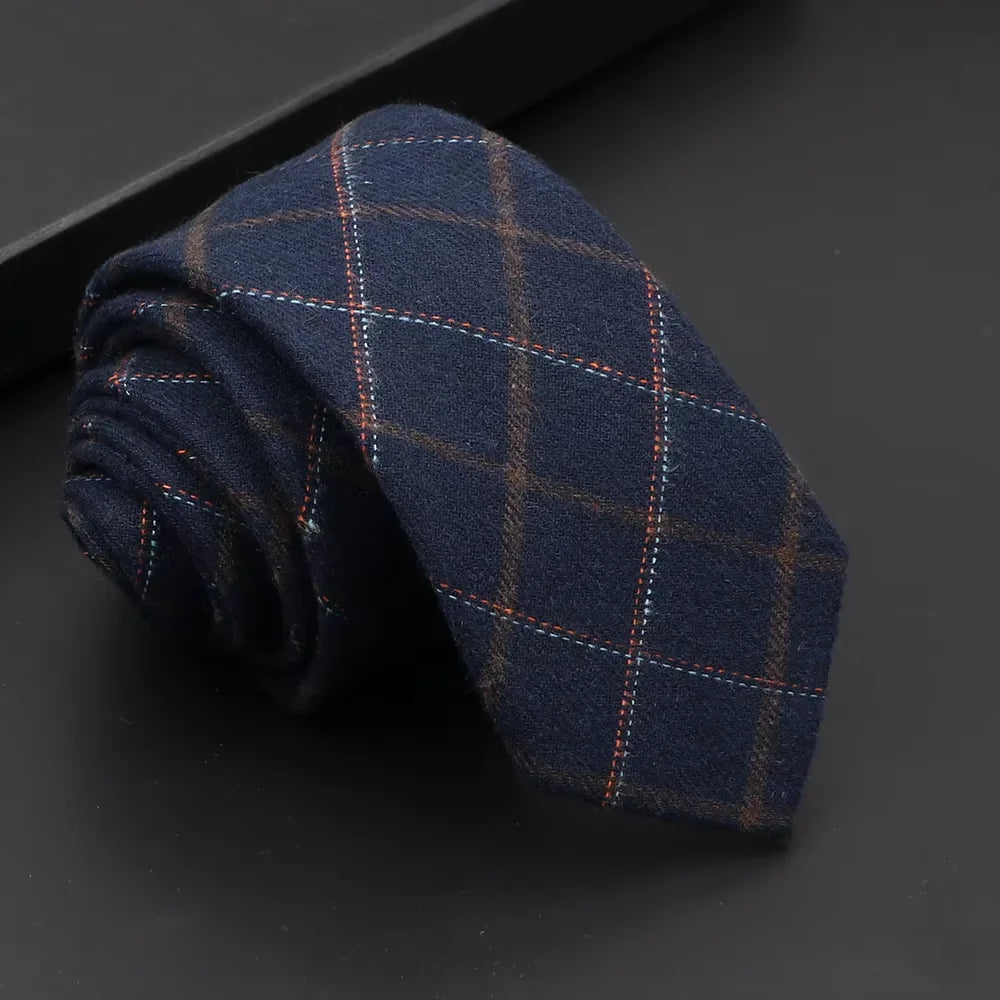 Classic Slim Cotton Necktie – 6cm