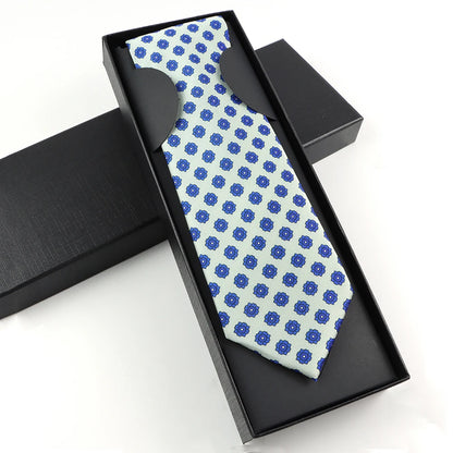 Paisley Silk-Feel Tie Gift Set