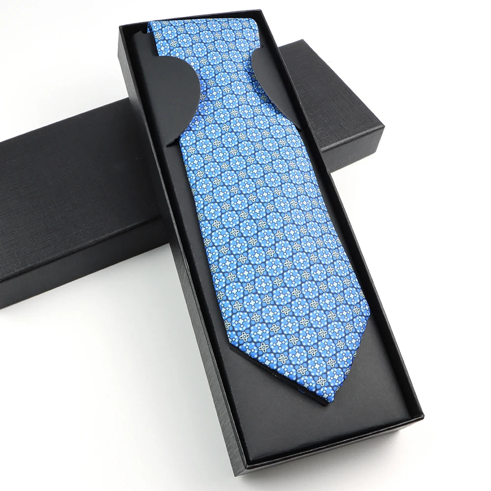 Paisley Silk-Feel Tie Gift Set
