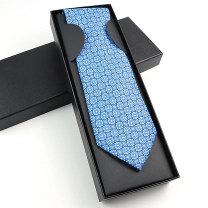 Paisley Silk-Feel Tie Gift Set