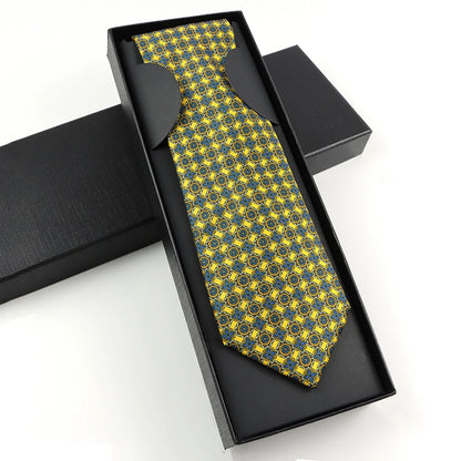Paisley Silk-Feel Tie Gift Set