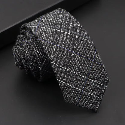 Classic Slim Cotton Necktie – 6cm