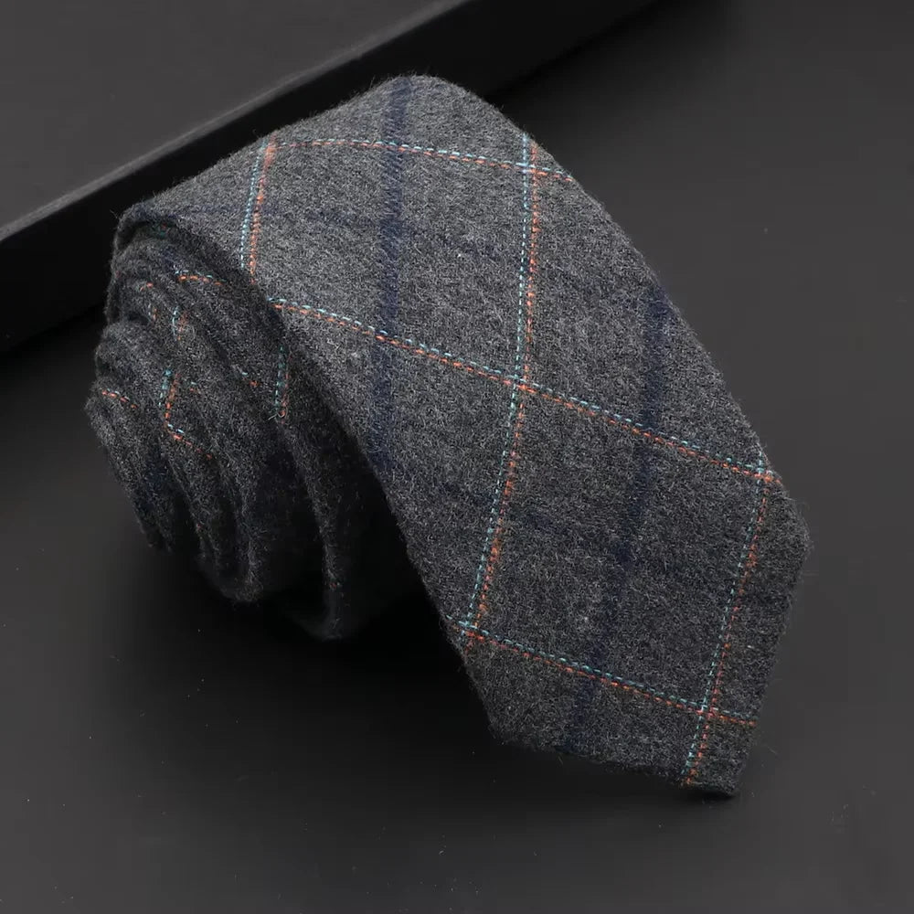 Classic Slim Cotton Necktie – 6cm