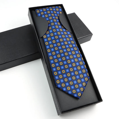 Paisley Silk-Feel Tie Gift Set