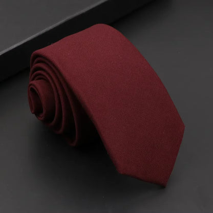 Classic Slim Cotton Necktie – 6cm