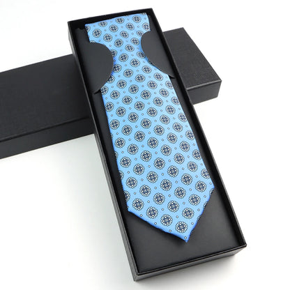 Paisley Silk-Feel Tie Gift Set