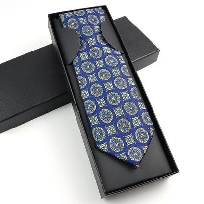Paisley Silk-Feel Tie Gift Set