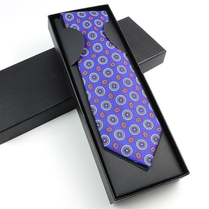 Paisley Silk-Feel Tie Gift Set