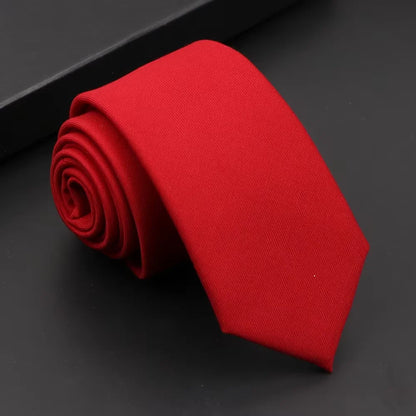 Classic Slim Cotton Necktie – 6cm