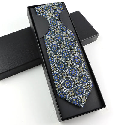 Paisley Silk-Feel Tie Gift Set