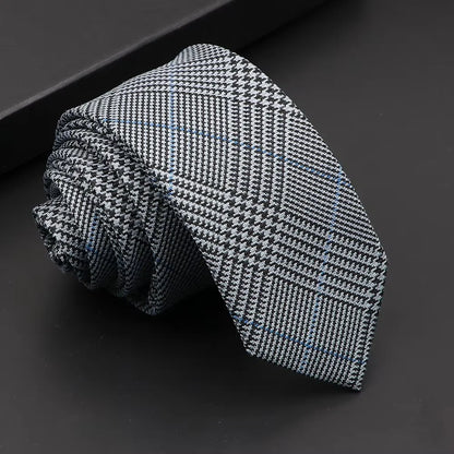 Classic Slim Cotton Necktie – 6cm