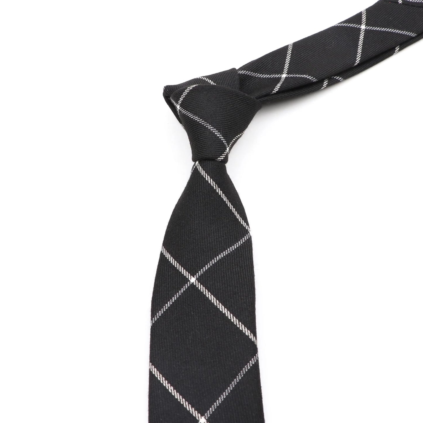 Classic Slim Cotton Necktie – 6cm