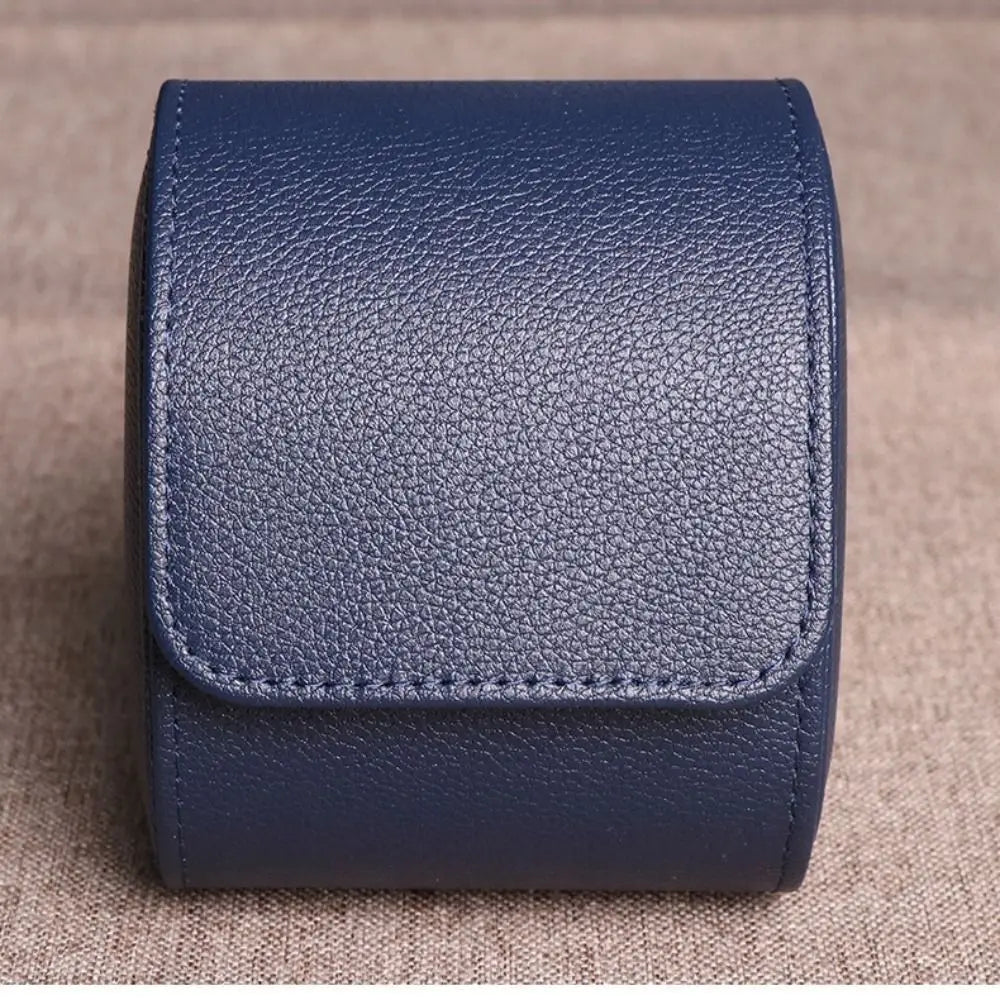 Vintage Leather Watch Roll