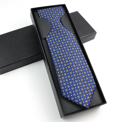 Paisley Silk-Feel Tie Gift Set